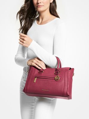 Carine large pebbled leather crossbody bag sale