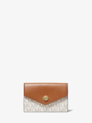 Michael Kors Jet Set Small Logo And Leather Wallet, Wallets, Clothing &  Accessories