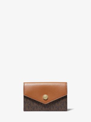 Ensemble porte-cartes &agrave; logo in BRUN | Michael Kors