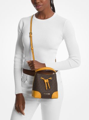 Mercer Small Logo Bucket Bag | Michael Kors