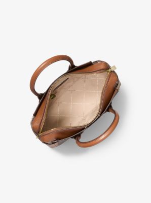 Henkeltasche Mercer Small mit Signature-Logomuster in BRAUN | Michael Kors