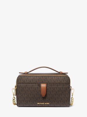 Michael kors crossbody clearance logo