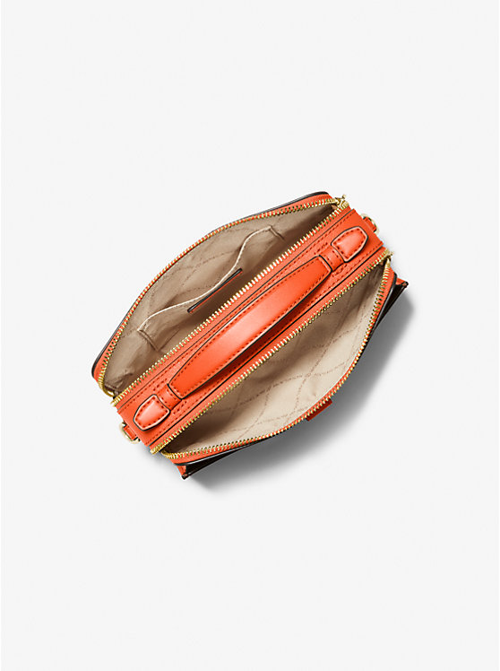 Jet Set Medium Saffiano Leather Smartphone Double-Zip Crossbody Bag image number 1
