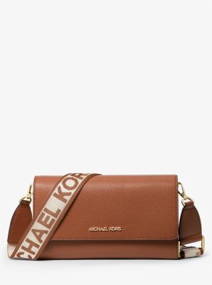 Jet Set Large Color-Block Saffiano Leather Envelope Crossbody Bag