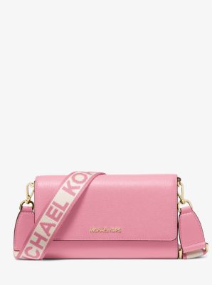 Grand sac &agrave; bandouli&egrave;re Jet Set en cuir in &OElig;ILLET | Michael Kors