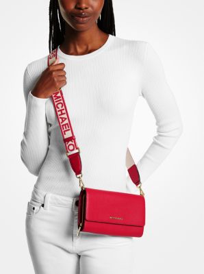 Jet Set Large Leather Crossbody Bag | Michael Kors