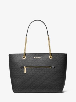 Michael kors jet set best sale large chain shoulder tote