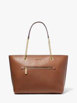 Jet Set Large Pebbled Leather Tote Bag Michael Kors Canada