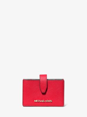 Michael Kors Jet Set Travel Medium Pouchette Crossbody Bag (Dark Sangria):  Handbags