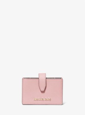 Michael Kors Small Powder Pink Tote with Matching Accordion Card Case