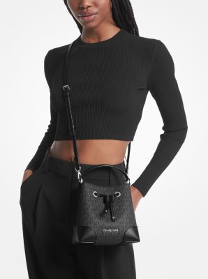 Mercer Small Pebbled Leather Bucket Bag