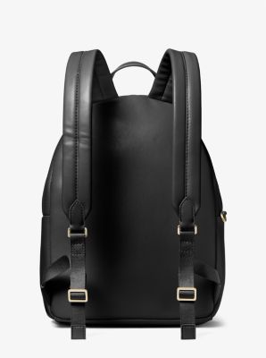 Michael Kors Prescott Black Signature Logo Large Backpack