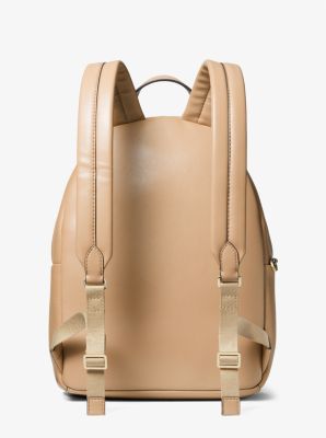 Michael kors metallic hot sale rose gold backpack