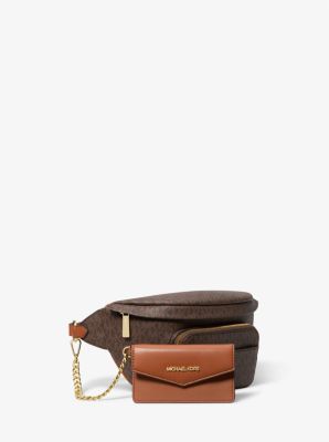 売れ筋ランキングも Large Maisie Logo [CA] Canada Kors Michael | Pack Sling 2-in-1 バッグ