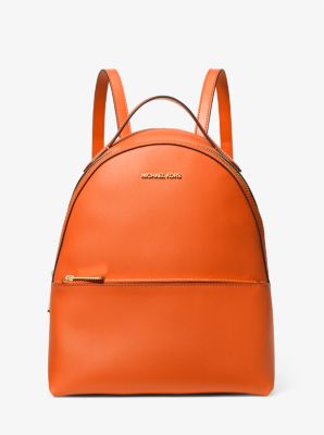 Sheila Medium Faux Saffiano Leather Backpack | Michael Kors Canada