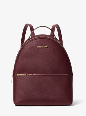 Sac à dos Sheila de taille moyenne en faux cuir Saffiano