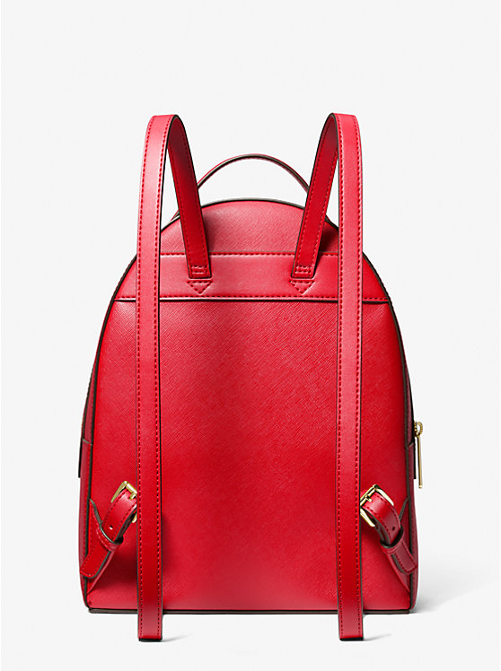 Sheila Medium Faux Saffiano Leather Backpack image number 2