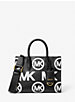Mirella Small Logo Embossed Pebbled Leather Crossbody Bag image number 0