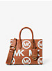 Mirella Small Logo Embossed Pebbled Leather Crossbody Bag image number 0