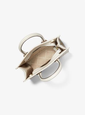 Petit sac à bandoulière Mirella en cuir grainé gaufré à logo