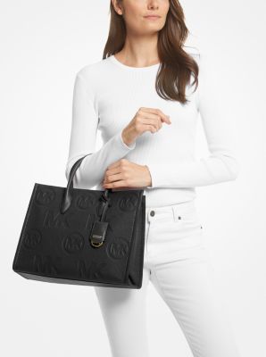 Michael Kors Medium Mirella Pebbled Leather Tote Bag