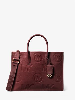 Michael kors best sale embossed leather tote