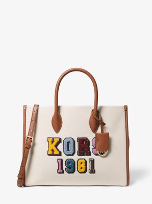 Michael Kors Saffiano Leather Padlock Tote Bag