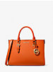 Charlotte Medium 2-in-1 Saffiano Leather and Logo Tote Bag image number 0