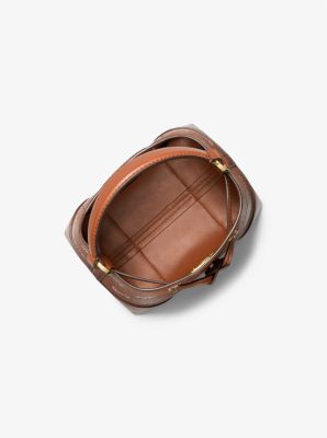 Loewe Hammock Compact Leather Bucket Bag