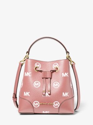 Michael Kors Bags | Michael Kors Small Bucket Crossbody Bag Suri | Color: Brown/Pink | Size: Os | Lenanahshal's Closet