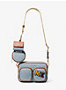 Jet Set Medium Embellished Denim Crossbody Bag with Pouches image number 0