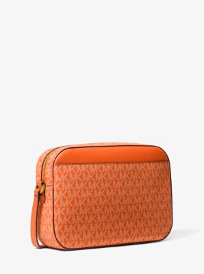 Michael Kors Leather Crossbody - Orange Crossbody Bags, Handbags