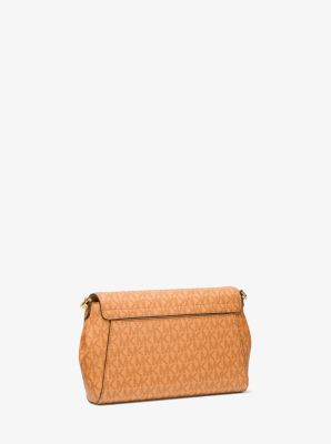 Medium Logo Convertible Crossbody Bag in CIDER | Michael Kors