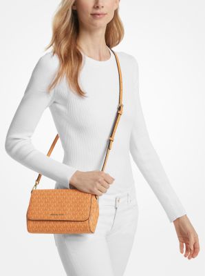Medium Logo Convertible Crossbody Bag in CIDER | Michael Kors