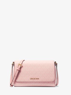 Michael Kors Medium Logo Convertible Crossbody Bag in Pink - One Size