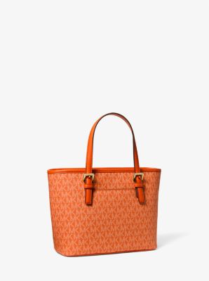 Jet Set Travel Extra-Small Logo Top-Zip Tote Bag