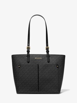 Jet Set Medium Logo Pocket Tote Bag