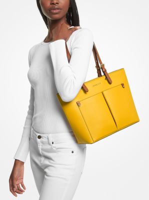 Michael kors bedford tote on sale yellow