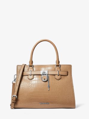 MICHAEL KORS HAMILTON MEDIUM SATCHEL VS LARGE SATCHEL 