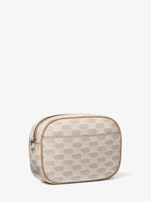 Jet set medium logo stripe crossbody bag hotsell