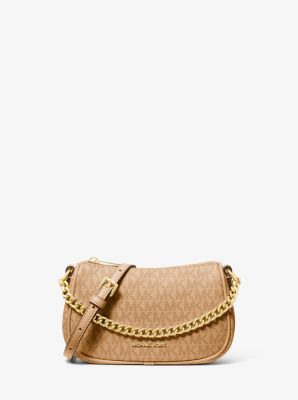 Carmela Small Signature Logo Convertible Crossbody Bag