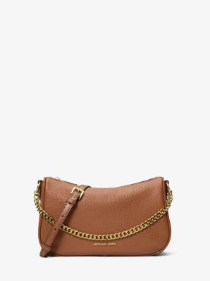 Carmela Medium Pebbled Leather Convertible Crossbody Bag