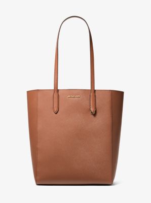 Grand sac fourre-tout Vincent en cuir Saffiano avec étui pour cartes