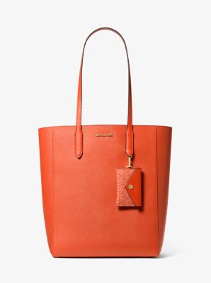 Grand sac fourre-tout Vincent en cuir Saffiano avec étui pour cartes image number 0