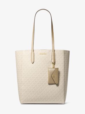 Vincent Large Signature Logo Tote Bag With Coin Pouch Michael Kors Canada