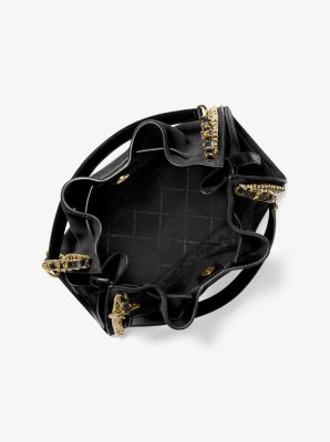Mina Large Suede Chain Shoulder Bag image number 1