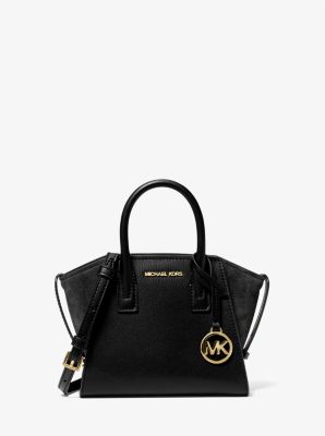 Avril Extra Small Leather and Suede Satchel Michael Kors Canada