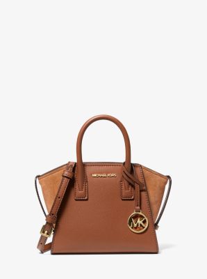 Michael kors houston medium crossgrain leather satchel best sale