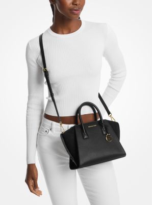 Henkeltasche Avril Small aus gekrispeltem Leder image number 0
