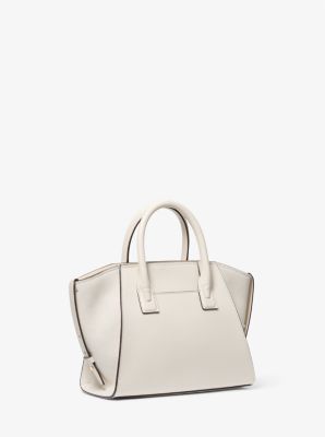 Avril Small Pebbled Leather Satchel